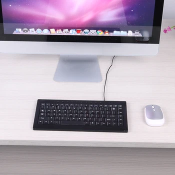 Durable Keyboard Delicate Design Solid L-100 Ergonomic Slim Wired USB Keyboards Ultra-thin Multimedia PC Gamer Keypad
Durable Keyboard Delicate Design Solid L-100 Ergonomic Slim Wired USB Keyboards Ultra-thin Multimedia PC Gamer Keypad