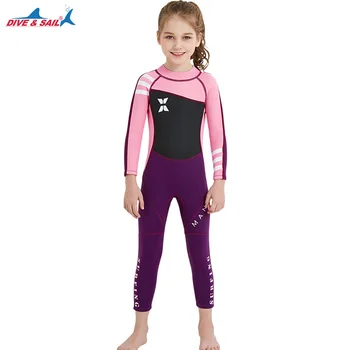 DIVE&SAIL Girl Kid Wetsuit 2.5MM Conjoined Swinsuit Warm Winter Diving Girl Suit Comfortable Neoprene
DIVE&SAIL Girl Kid Wetsuit 2.5MM Conjoined Swinsuit Warm Winter Diving Girl Suit Comfortable Neoprene