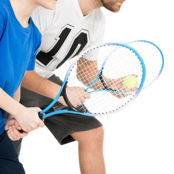Tennis Rackets 2PCS Iron Alloy Children's Tennis Rackets Set Stable High-strength Beginner Practice Rackets
Tennis Rackets 2PCS Iron Alloy Children's Tennis Rackets Set Stable High-strength Beginner Practice Rackets