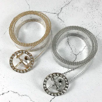 Rhinestones Buckle PVC Clear Belt for Women Fashion Pin Buckle Female White Trousers Belts Ladies Jeans Grommet Strap New
Rhinestones Buckle PVC Clear Belt for Women Fashion Pin Buckle Female White Trousers Belts Ladies Jeans Grommet Strap New