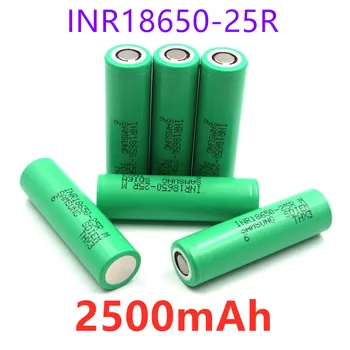 New 3.7v 2500mah 18650 25R Battery for Samsung 18650 Lithium Battery INR 18650-25R 20A Discharge Batteria for E-Cigarette Cells
New 3.7v 2500mah 18650 25R Battery for Samsung 18650 Lithium Battery INR 18650-25R 20A Discharge Batteria for E-Cigarette Cells