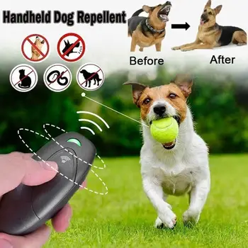 New Ultrasonic Dog Training Repeller Control Trainer Device 3 in 1 Anti-barking Stop Bark Deterrents Dogs Pet Training Device
New Ultrasonic Dog Training Repeller Control Trainer Device 3 in 1 Anti-barking Stop Bark Deterrents Dogs Pet Training Device