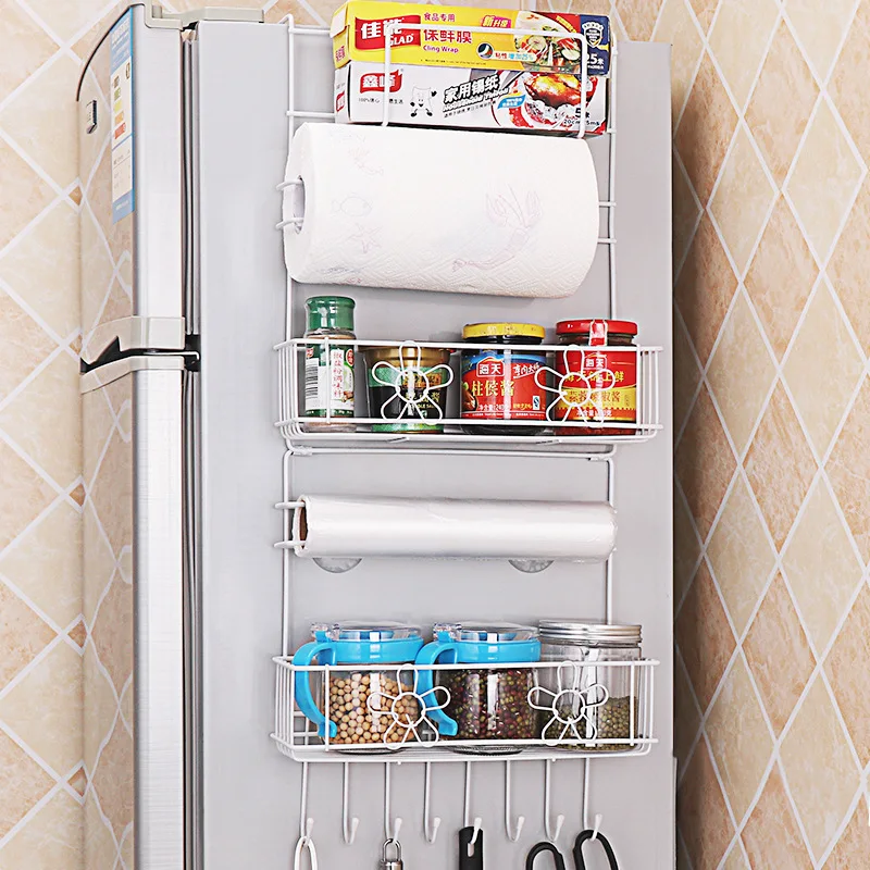 A Generation of Fat Fancy Kitchen Supplies Refrigerator Rack Storage Shelf Plastic Wrap Paper Towel Refrigerator Side Wall Stora
A Generation of Fat Fancy Kitchen Supplies Refrigerator Rack Storage Shelf Plastic Wrap Paper Towel Refrigerator Side Wall Stora