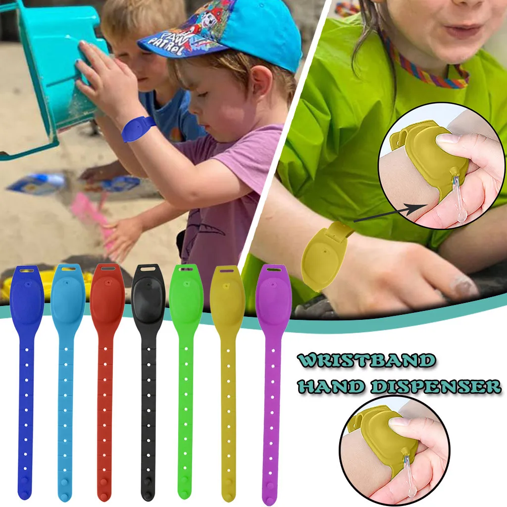 7PC Adult Kid Liquid Wristband Hand Flexible Durable Waterproof Dispenser Handwash Gel With Whole Sanitizing Wristband
7PC Adult Kid Liquid Wristband Hand Flexible Durable Waterproof Dispenser Handwash Gel With Whole Sanitizing Wristband