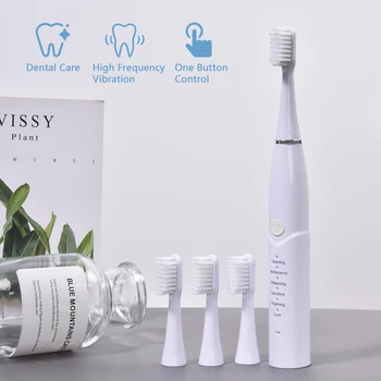 High Frequency Vibration Electric Toothbrush Waterproof Powerful Teeth Whitening 6 Adjustable Mode USB Charging Dental Oral Care
High Frequency Vibration Electric Toothbrush Waterproof Powerful Teeth Whitening 6 Adjustable Mode USB Charging Dental Oral Care