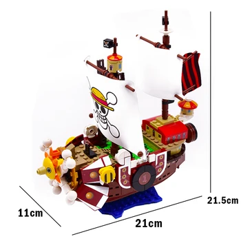 432pcs+ Sunny Pirate Ship Monkey D Luffy One Piece Building Blocks Educational children Toys Compatible with 6299
432pcs+ Sunny Pirate Ship Monkey D Luffy One Piece Building Blocks Educational children Toys Compatible with 6299