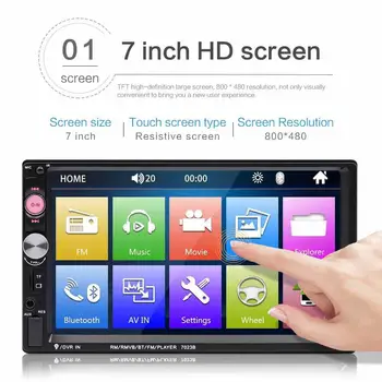 Universal Car Multimedia Player Autoradio Stereo 7" Touch Screen Video MP5 Player Auto Radio Backup Camera 12V Radio
Universal Car Multimedia Player Autoradio Stereo 7" Touch Screen Video MP5 Player Auto Radio Backup Camera 12V Radio