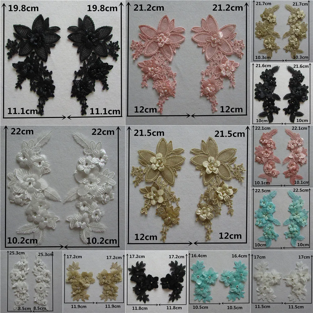 Brand new Fashion style Embroidery Lace Collar Applique DIY clothing Sewing Neckline Craft Accessory YL556-YL569 A pair for sale 
Brand new Fashion style Embroidery Lace Collar Applique DIY clothing Sewing Neckline Craft Accessory YL556-YL569 A pair for sale