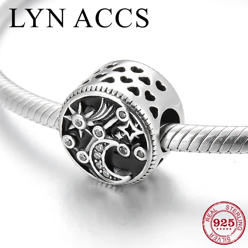 Hight Quality 925 Sterling Silver Sun Star Moon Black Enamel Beads Charm Fit Original Pandora Bracelet Silver 925 Jewelry Making
Hight Quality 925 Sterling Silver Sun Star Moon Black Enamel Beads Charm Fit Original Pandora Bracelet Silver 925 Jewelry Making