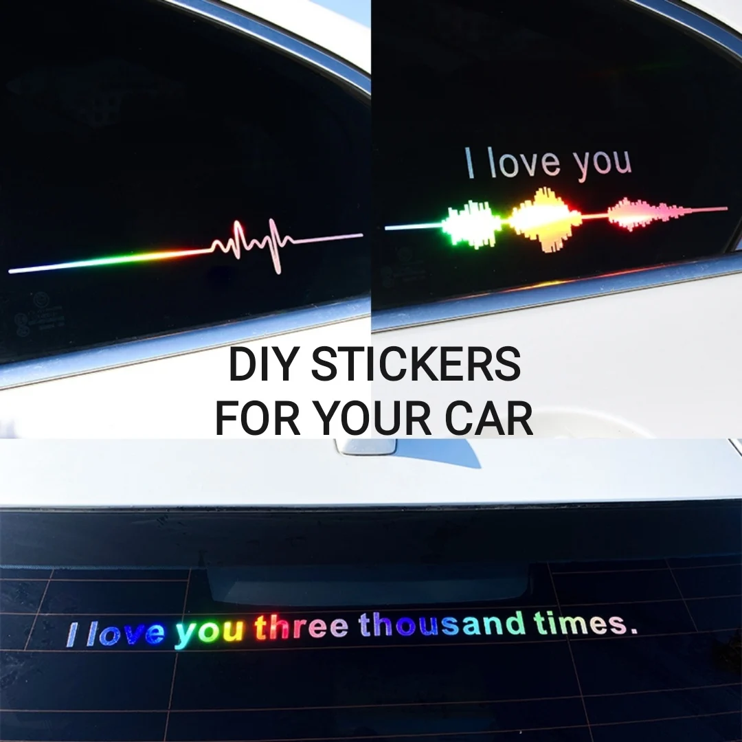 DIY Car Stickers Custom Letters Picture Printing Reflective Character wholesale Windscreen Creative Decorative Car Accessories
DIY Car Stickers Custom Letters Picture Printing Reflective Character wholesale Windscreen Creative Decorative Car Accessories