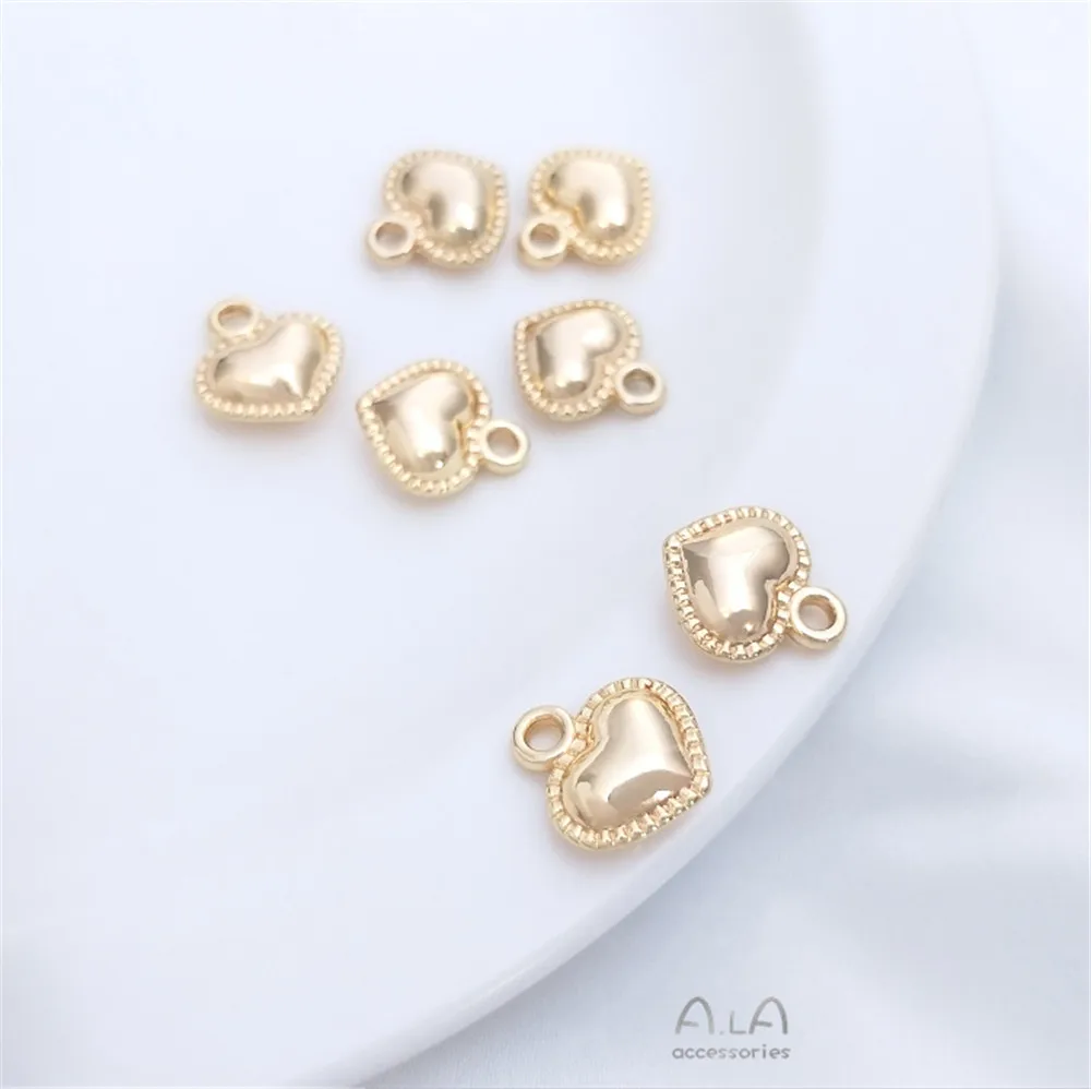 14K Gold Filled Plated Brass Lace Heart Pendant Diy Light Gold Heart Pendant Bracelet Earring Accessories
14K Gold Filled Plated Brass Lace Heart Pendant Diy Light Gold Heart Pendant Bracelet Earring Accessories