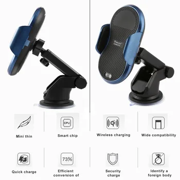 C8 Auto Infrared Sensor Wireless Car Phone Charger Telescopic Handle Fast Charging Pad Universal Qi Standard Car Charger
C8 Auto Infrared Sensor Wireless Car Phone Charger Telescopic Handle Fast Charging Pad Universal Qi Standard Car Charger