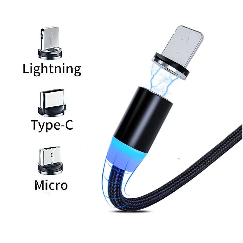 Магнитный адаптер Voteer USB Type-C/Micro/Lightning для телефонов iPhone/Android 5 В | Мобильные
