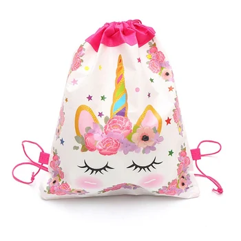 Unicorn Cartoon Nylon Fabric Drawstring Bags Football Backpack Baby Shower Happy Birthday Party Decoration Supplie 34cm*27cm
Unicorn Cartoon Nylon Fabric Drawstring Bags Football Backpack Baby Shower Happy Birthday Party Decoration Supplie 34cm*27cm