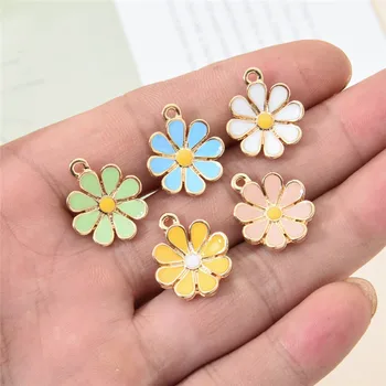 10pcs/lot Blue Yellow White Flower Charms For Jewelry Making DIY Earrings Necklace Bracelet Accessories
10pcs/lot Blue Yellow White Flower Charms For Jewelry Making DIY Earrings Necklace Bracelet Accessories