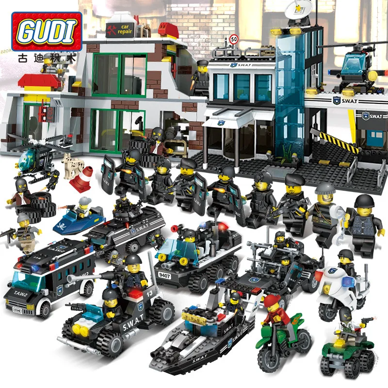 Goood 9413 New Music New Explosion-Proof Swat-Command Center Gudi Assembled Building Blocks Children'S Educational ENLIGHTEN Toy
Goood 9413 New Music New Explosion-Proof Swat-Command Center Gudi Assembled Building Blocks Children'S Educational ENLIGHTEN Toy