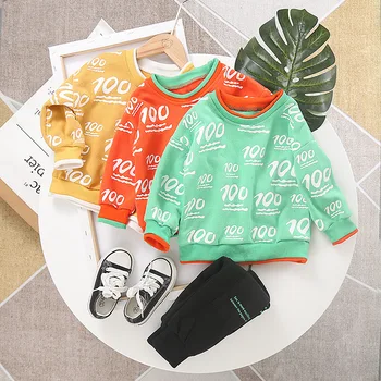 2020 New Spring/Autumn Long Sleeve Two-Piece Set Cartoon Cute 100 Three-color Long Sleeve + Trousers Pure Cotton Set High Qualit
2020 New Spring/Autumn Long Sleeve Two-Piece Set Cartoon Cute 100 Three-color Long Sleeve + Trousers Pure Cotton Set High Qualit