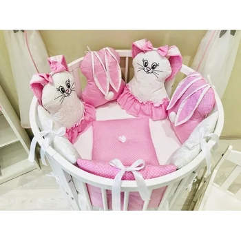 Комплект в круглую/овальную кроватку "Зайка Засыпайка" Комплекты в круглую/овальную кроватку
Комплект в круглую/овальную кроватку "Зайка Засыпайка" Комплекты в круглую/овальную кроватку