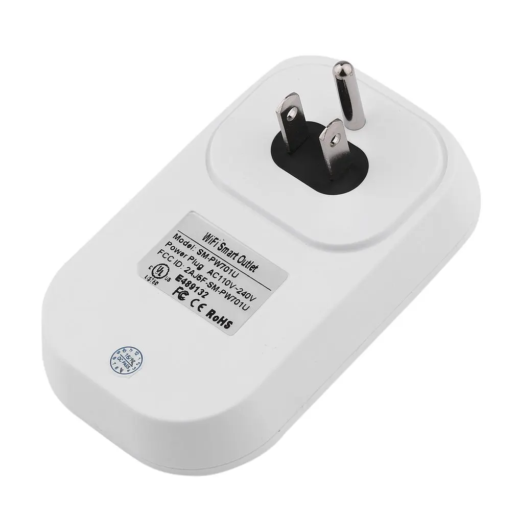 Fashionable Smart Wireless Remote Control Switch WIFI Plug Socket Wireless APP Remote Control Household Appliance US Plug
Fashionable Smart Wireless Remote Control Switch WIFI Plug Socket Wireless APP Remote Control Household Appliance US Plug