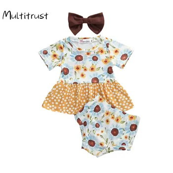 Multitrust Summer 6M-3Years Newborn Baby Girl Patchwork Tops Shortsleeve Dress Shirt PP Shorts Headband 3Pcs Floral Outfits
Multitrust Summer 6M-3Years Newborn Baby Girl Patchwork Tops Shortsleeve Dress Shirt PP Shorts Headband 3Pcs Floral Outfits