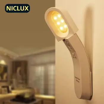 NICLUX USB Night Light PIR Motion Sensor Control LED Night Lamp Rechargeable Battery Wireless Wall Lamp For Bedroom Stairs
NICLUX USB Night Light PIR Motion Sensor Control LED Night Lamp Rechargeable Battery Wireless Wall Lamp For Bedroom Stairs