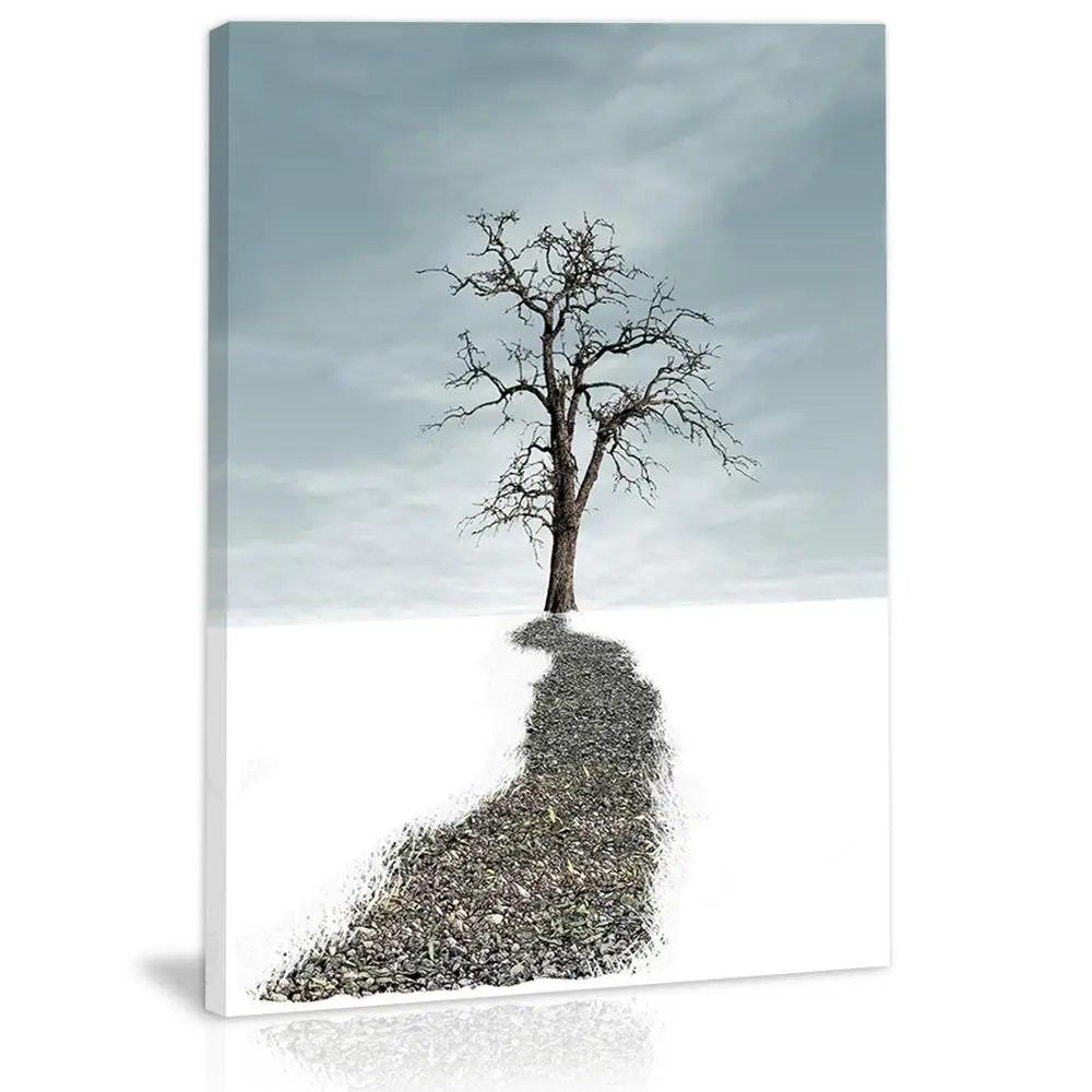 Tree Road On The Snow Wall Art Decor Black and White Canvas Painting Kitchen Prints Pictures for Home Living Dining Room
Tree Road On The Snow Wall Art Decor Black and White Canvas Painting Kitchen Prints Pictures for Home Living Dining Room