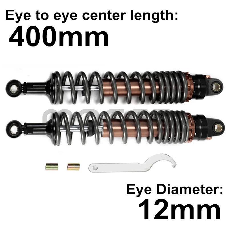 Universal 400mm 15.74" Titanium Motorcycle Off-Road Moto Mountain Dirt Bike Rear Front Shock Absorber Suspension Protector D15 
Universal 400mm 15.74" Titanium Motorcycle Off-Road Moto Mountain Dirt Bike Rear Front Shock Absorber Suspension Protector D15