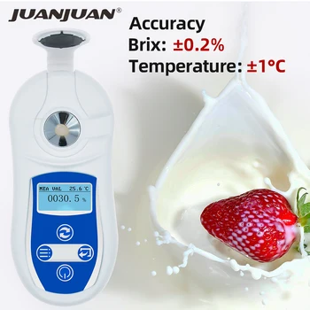 Digital Handheld Brix Meter Digital Brix Refractive Index Refractometer 0-53% Brix Sugar In Wine Concentration 40%off
Digital Handheld Brix Meter Digital Brix Refractive Index Refractometer 0-53% Brix Sugar In Wine Concentration 40%off