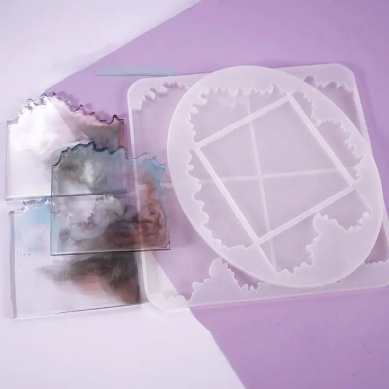 Crystal Epoxy Resin Mold Irregular Coaster Casting Silicone Mould DIY Crafts Desktop Ornament Making Tools
Crystal Epoxy Resin Mold Irregular Coaster Casting Silicone Mould DIY Crafts Desktop Ornament Making Tools