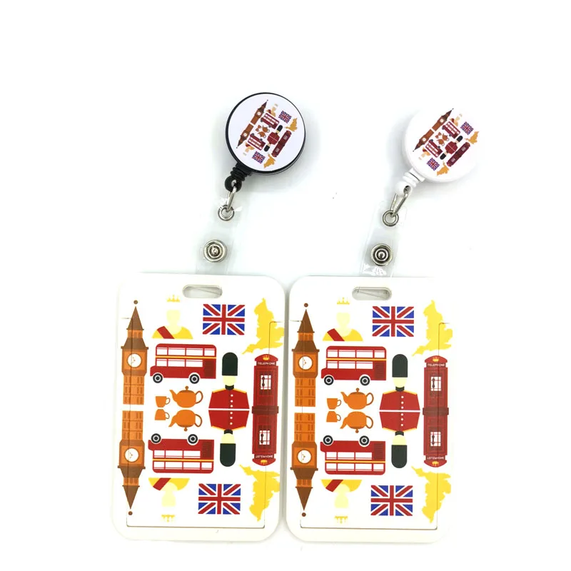 British Bus England style Cute Card Cover Clip Lanyard Retractable Student Nurse Badge Reel Clip Cartoon ID Card Badge Holder
British Bus England style Cute Card Cover Clip Lanyard Retractable Student Nurse Badge Reel Clip Cartoon ID Card Badge Holder