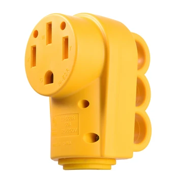 MicTuning RV Replacement Plug 125/250V 50Amp Heavy Duty RV Female Replacement Receptacle Plug with Ergonomic Grip Handle
MicTuning RV Replacement Plug 125/250V 50Amp Heavy Duty RV Female Replacement Receptacle Plug with Ergonomic Grip Handle