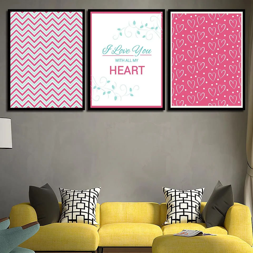 Abstract I LOVE YOU WITH MY ALL HEART Nordic Style Wall Art Canvas Print Painting Modern Living Room Decor Picture
Abstract I LOVE YOU WITH MY ALL HEART Nordic Style Wall Art Canvas Print Painting Modern Living Room Decor Picture