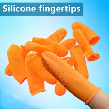 Fingertip Protective Sleeve Convenient Durable Latex 100pcs/Set Non-Slip Antiskid Finger Nail Set Injured Corrosion 60mm
Fingertip Protective Sleeve Convenient Durable Latex 100pcs/Set Non-Slip Antiskid Finger Nail Set Injured Corrosion 60mm