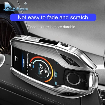 AIRSPEED TPU Carbon Fiber Car LED Display Key Case Cover Protector Shell for BMW G11 G12 G30 G31 G32 G01 G02 G05 G07 Accessories
AIRSPEED TPU Carbon Fiber Car LED Display Key Case Cover Protector Shell for BMW G11 G12 G30 G31 G32 G01 G02 G05 G07 Accessories