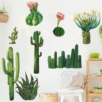 pure and fresh the sitting room the bedroom wall stickers cactus dormitory bed wall adhesive stickers northern Europe 
pure and fresh the sitting room the bedroom wall stickers cactus dormitory bed wall adhesive stickers northern Europe
