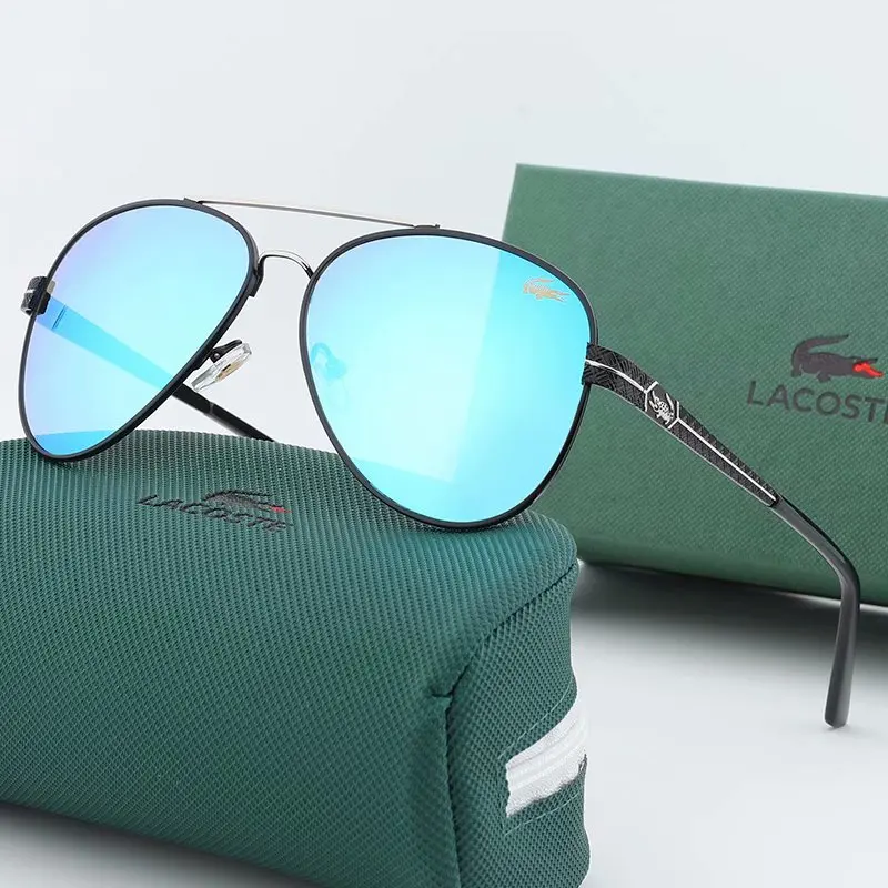 LACOSTE- 2020 Original Pilot Outdoor Sunglasses Brand Designer UV Protection prescription For Men/Women Sun Glasses LA186 
LACOSTE- 2020 Original Pilot Outdoor Sunglasses Brand Designer UV Protection prescription For Men/Women Sun Glasses LA186