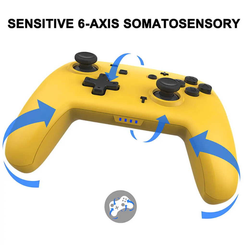 Bluetooth Dual Shock Gamepad 6-axis Gyroscope Vibration Game Controller for Nintendo Switch
Bluetooth Dual Shock Gamepad 6-axis Gyroscope Vibration Game Controller for Nintendo Switch