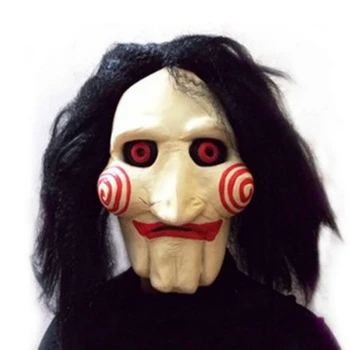 Halloween Party Full Mask Jigsaw Puppet Masks Scary Prop Unisex Party Cosplay Halloween Movie Saw Chainsaw Massacre Latex
Halloween Party Full Mask Jigsaw Puppet Masks Scary Prop Unisex Party Cosplay Halloween Movie Saw Chainsaw Massacre Latex