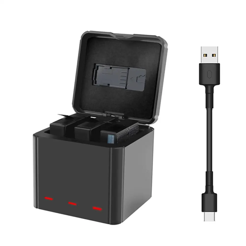 Original For Insta360 ONE X Camera Battery Charging Box Storage 3In1 Battery Intelligent Fast Charging Holder Camera Accessories
Original For Insta360 ONE X Camera Battery Charging Box Storage 3In1 Battery Intelligent Fast Charging Holder Camera Accessories