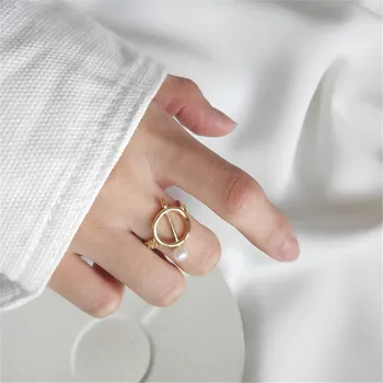 RUIYI Real 925 Sterling Silver Lovers Birthday Jewelry Women Arrow Niche Rings Beauty Pearl Minimalist Resizable Chic Open Rings
RUIYI Real 925 Sterling Silver Lovers Birthday Jewelry Women Arrow Niche Rings Beauty Pearl Minimalist Resizable Chic Open Rings
