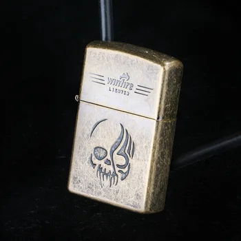Metal Emboss Oil Lighter Flint Free Fire Kerosene Grinding Wheel Lighter Gasoline Refillable Cigarette Retro Gadgets For Men
Metal Emboss Oil Lighter Flint Free Fire Kerosene Grinding Wheel Lighter Gasoline Refillable Cigarette Retro Gadgets For Men