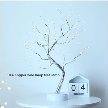 3D Table-Lamp Copper Wire Christmas Home Holiday Bedroom Indoor USB DC5V Fire Tree Night Light Kids Room Bar Decoration
3D Table-Lamp Copper Wire Christmas Home Holiday Bedroom Indoor USB DC5V Fire Tree Night Light Kids Room Bar Decoration