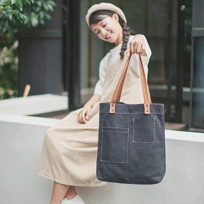 Women Canvas Daily Bags Vintage Large Capacity Eco Friendly Shopping Travel Shoulder Bag Fashion Literary Thread Tote Pouch H043
Women Canvas Daily Bags Vintage Large Capacity Eco Friendly Shopping Travel Shoulder Bag Fashion Literary Thread Tote Pouch H043