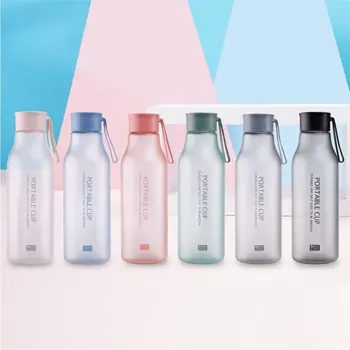 520mL Portable Matte Water Bottle with Rope Plastic Leak Proof Drinking Kettle Cup Outdoor Sport Travel Protein Shaker Drinkware
520mL Portable Matte Water Bottle with Rope Plastic Leak Proof Drinking Kettle Cup Outdoor Sport Travel Protein Shaker Drinkware