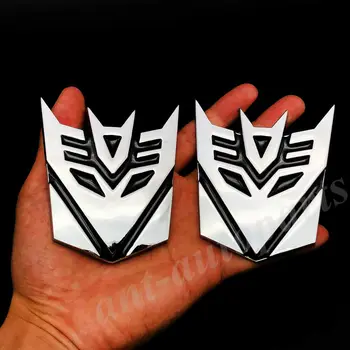 2x Metal Chrome Transformers Autobot Deception Auto Badge Emblem Decal Sticker
2x Metal Chrome Transformers Autobot Deception Auto Badge Emblem Decal Sticker