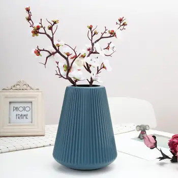 Nordic Style Imitation Ceramics Plastic Artificial Flower Vases Home Decorations Wedding Decor Faker Flower vase
Nordic Style Imitation Ceramics Plastic Artificial Flower Vases Home Decorations Wedding Decor Faker Flower vase