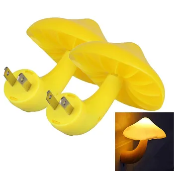 2pcs LED Yellow Light Sensor Night Light Socket Bedside Table Lighting Control mushroom shape
2pcs LED Yellow Light Sensor Night Light Socket Bedside Table Lighting Control mushroom shape
