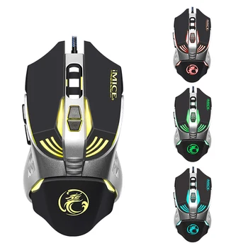 IMICE V5 Programmable Gaming Mouse 3200DPI 7 Buttons Backlit USB Wired Optical Computer Mice for PC Laptop Desktop Notebook
IMICE V5 Programmable Gaming Mouse 3200DPI 7 Buttons Backlit USB Wired Optical Computer Mice for PC Laptop Desktop Notebook