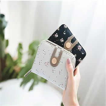 Printing Flower Women Wallet Small Zipper Women Purse Brand Short Designer Female Coin Purse Lady Card Holder Wallet
Printing Flower Women Wallet Small Zipper Women Purse Brand Short Designer Female Coin Purse Lady Card Holder Wallet