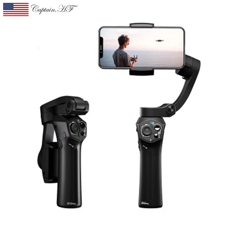 US Captain Lightweight and Portable 3-axis Handheld Gimbal Stabilizer Compatible with iPhone & Android Phones
US Captain Lightweight and Portable 3-axis Handheld Gimbal Stabilizer Compatible with iPhone & Android Phones